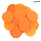 Oaktree Tissue Paper Confetti Flame Retardant Round 15mm x 14g Orange - Accessories