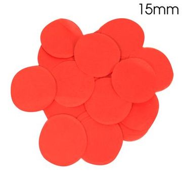 Oaktree Tissue Paper Confetti Flame Retardant Round 15mm x 14g Red - Accessories