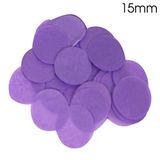 Oaktree Tissue Paper Confetti Flame Retardant Round 15mm x 14g Purple - Accessories