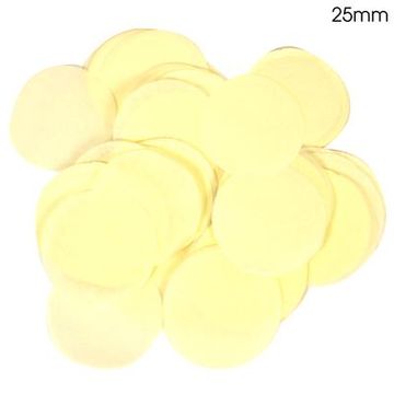 Oaktree Tissue Paper Confetti Flame Retardant Round 25mm x 14g Ivory - Accessories