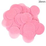 Oaktree Tissue Paper Confetti Flame Retardant Round 25mm x 14g Lt. Pink - Accessories