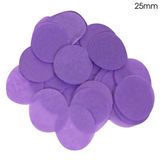 Oaktree Tissue Paper Confetti Flame Retardant Round 25mm x 14g Purple - Accessories