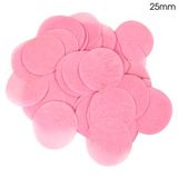 Oaktree Tissue Paper Confetti Flame Retardant Round 25mm x 100g Lt. Pink - Accessories