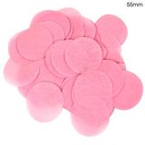 Oaktree Tissue Paper Confetti Flame Retardant Round 55mm x 100g Lt. Pink - Accessories