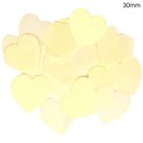 Oaktree Tissue Paper Confetti Flame Retardant Heart 30mm x 100g Ivory - Accessories