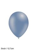 Decotex Pro 5inch Fashion Solid No.112 Vintage Blue x100pcs - Latex Balloons