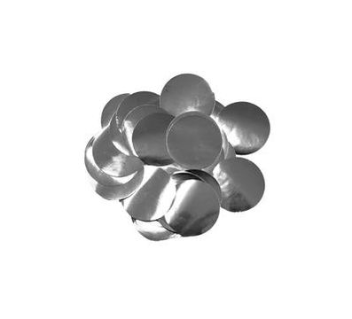 Oaktree Metallic Foil Confetti 10mm x 14g Silver - Accessories