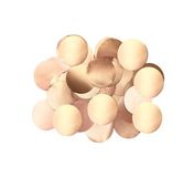 Oaktree Metallic Pearl Foil Confetti 10mm x 14g Rose Gold - Accessories