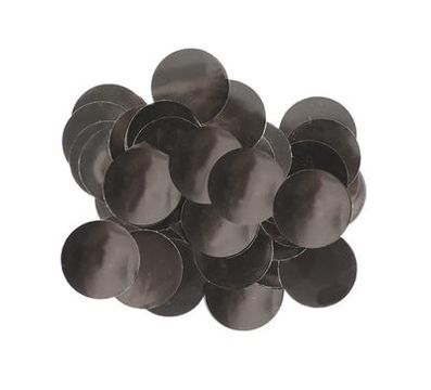 Oaktree Metallic Foil Confetti 10mm x 50g Black - Accessories