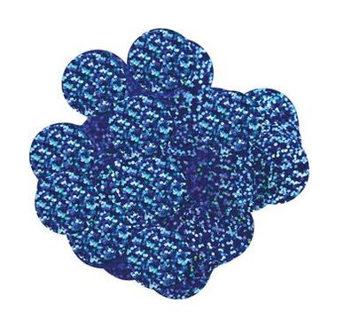 Oaktree Holographic Foil Confetti 10mm x 50g Blue - Accessories