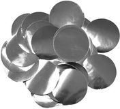 Oaktree Metallic Foil Confetti 25mm x 50g Silver - Accessories