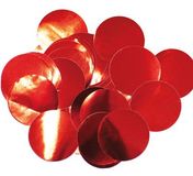 Oaktree Metallic Foil Confetti 25mm x 50g Red - Accessories