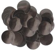 Oaktree Metallic Foil Confetti 25mm x 50g Black - Accessories