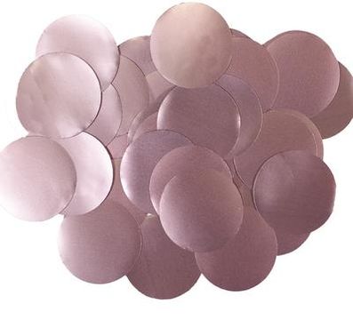 Oaktree Metallic Pearl Foil Confetti 25mm x 50g Lt. Pink - Accessories