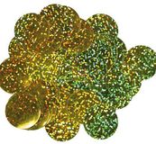 Oaktree Holographic Foil Confetti 25mm x 50g Gold - Accessories