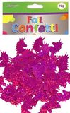 Oaktree Holographic Foil Unicorn Confetti 28mm x 20g Fuchsia - Accessories