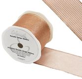 Eleganza Finesse Metallic Stripe 63mm x 10m Rose Gold No.87 - Ribbons