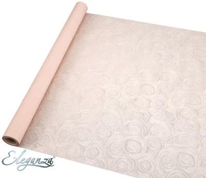 Eleganza Shimmer Rose Wrap 60cm x 10m Pastel Peach No.05 - Packaging