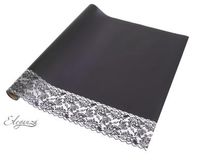 Eleganza Matte Decorative Edge Wrap 50cm x 10m Black No.20 - Packaging