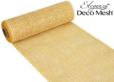 Deco Mesh Burlap 25cm x 4.57m Sand - Organza / Fabric