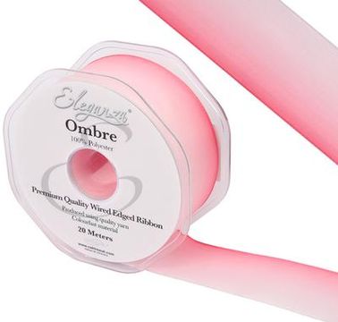 Eleganza Wired Edge Ombre Ribbon 38mm x 20m Tone No.288 - Ribbons