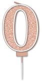 Oaktree Sparkling Fizz No.0 Candle 7.5cm Rose Gold - Partyware