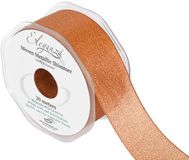 Eleganza Woven Metallic Shimmer Copper No.23 38mm x 20m - Ribbons