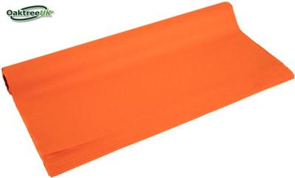 Oaktree Tissue Paper 75cm x 50cm Sheet 48pcs Roll Orange No.04 - Packaging