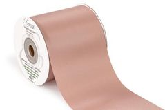 Eleganza Single Faced Sash Ribbon 100mm x 50m Rose Gold No.87 - Ribbons