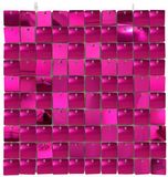 Sequin Wall Panel 30cm x 30cm Metallic Fuchsia Pink (100 Squares) - Balloon Accessories