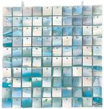 Sequin Wall Panel 30cm x 30cm Iridescent Blue (100 Squares) - Balloon Accessories