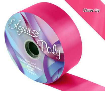 Eleganza Poly Ribbon 50mm x 91m (100yds) No.30 Deep Cerise - Ribbons