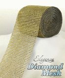 Eleganza Diamond Mesh 12cm x 9m Gold No.35 - Accessories