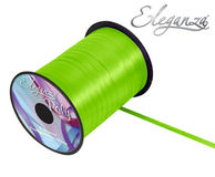 Eleganza Poly Curling Ribbon 5mm x500yds No.14 Lime Green - Ribbons