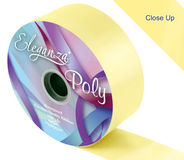 Eleganza Poly Ribbon 50mm x 91m (100yds) No.10 Pale Yellow - Ribbons