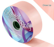 Eleganza Poly Ribbon 50mm x 91m (100yds) No.05 Peach - Ribbons