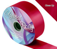 Eleganza Poly Ribbon 50mm x 91m (100yds) No.31 Radiant Claret - Ribbons