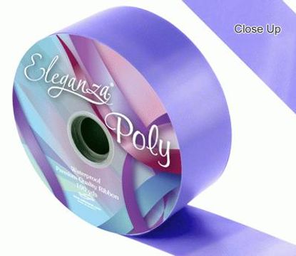 Eleganza Poly Ribbon 50mm x 91m (100yds) No.45 Lavender - Ribbons