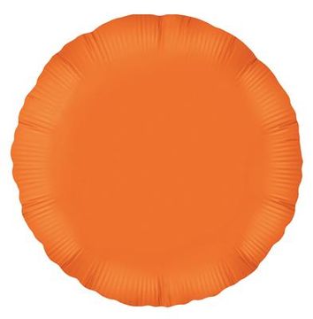 Oaktree 18inch Orange Round Unpackaged - Foil Balloons