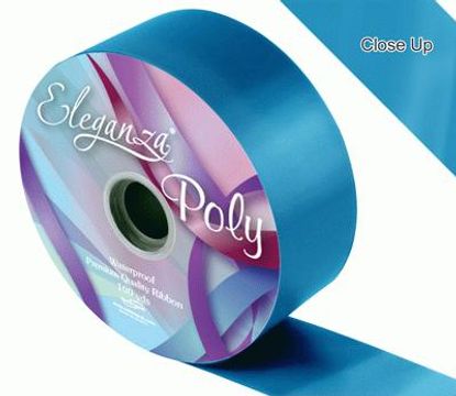 Eleganza Poly Ribbon 50mm x 91m (100yds) No.55 Turquoise - Ribbons