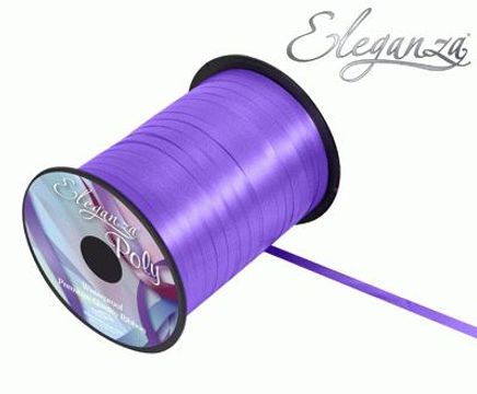 Eleganza Poly Curling Ribbon 5mm x500yds No.36 Purple - Ribbons