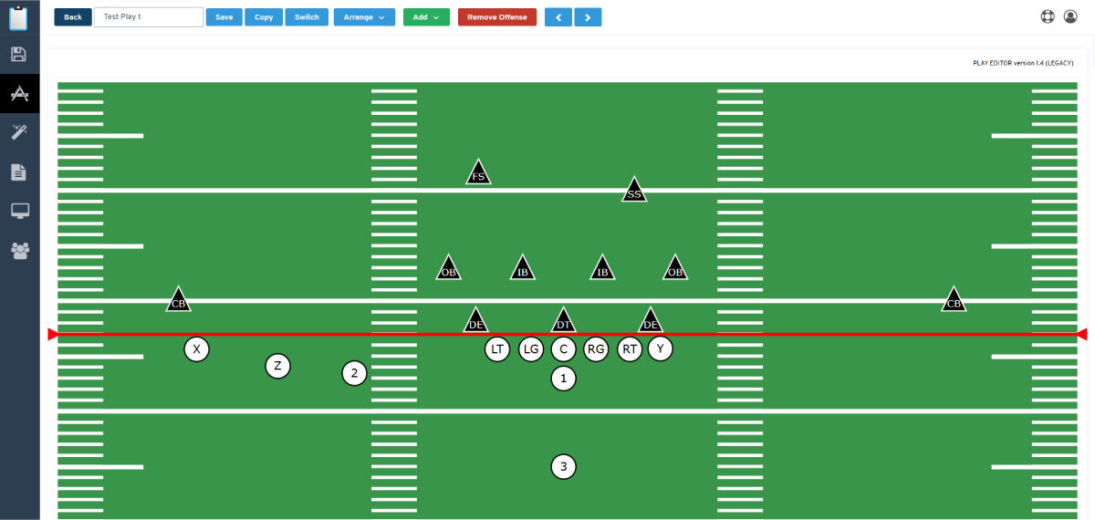 Add Offense - Example Play