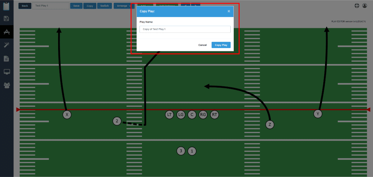 Copy Play Option #2 (Playbook Editor View) - Step 2