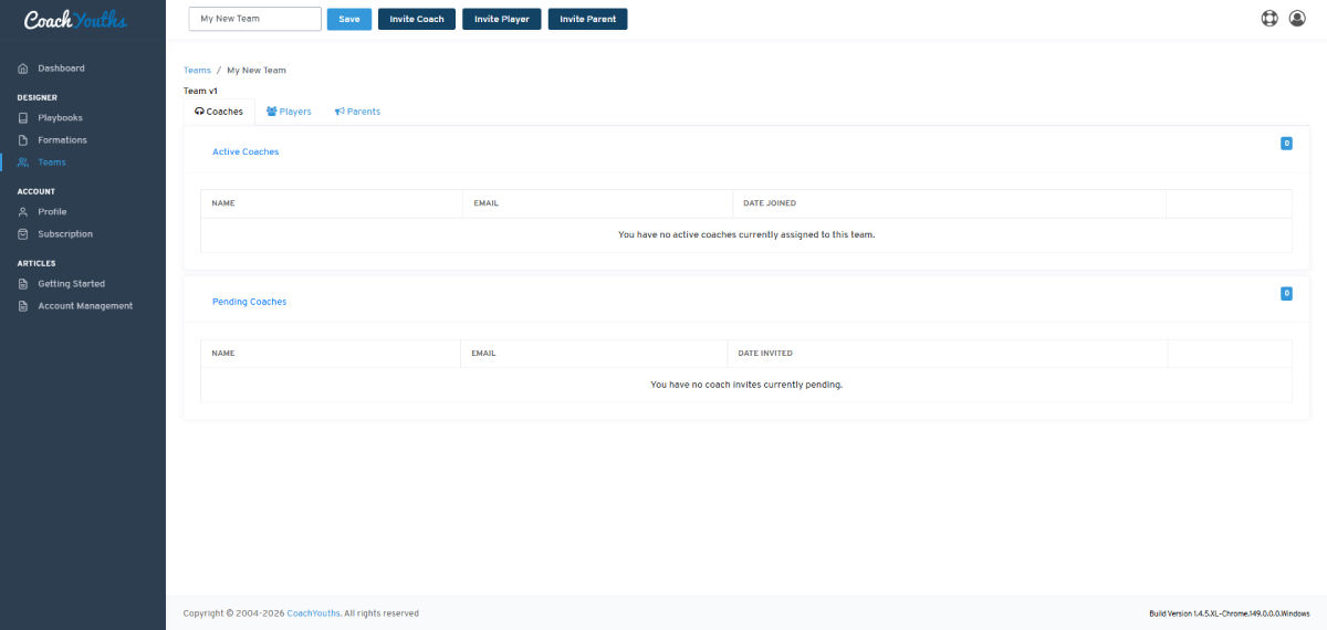 Create Team - Step 4