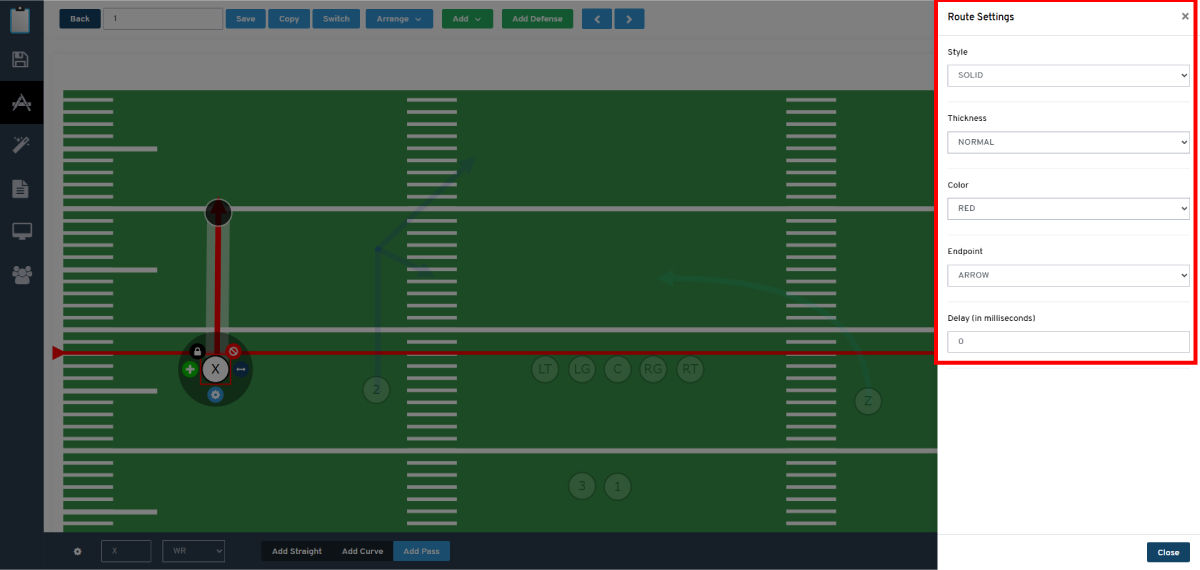 Customizing Player Routes - Indivdual Route Styling