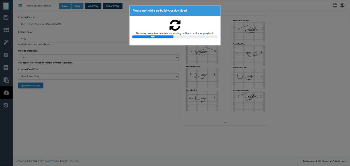 Download Playbook - Loading Dialog