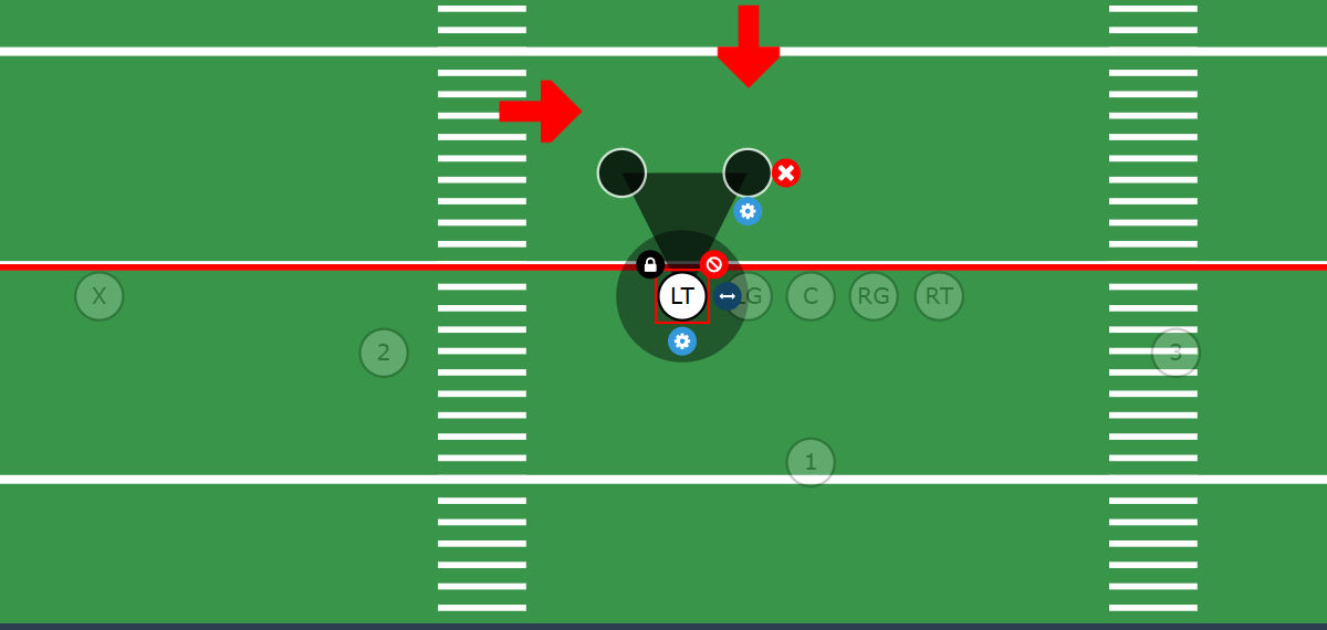 Drawing Routes - Offensive Zone Route Controls