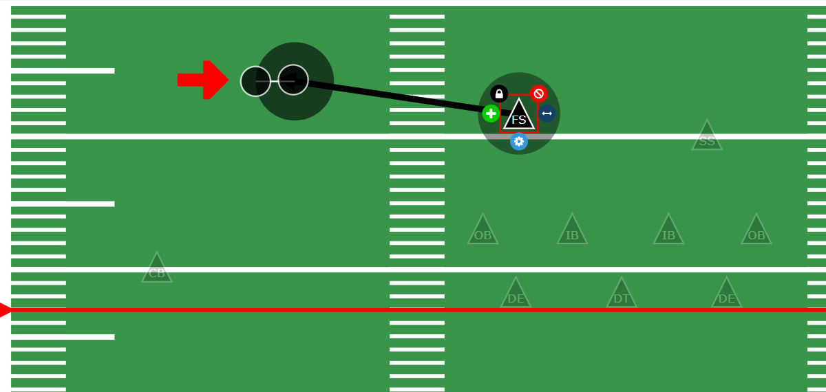 Drawing Routes - Defensive Zone Route Controls