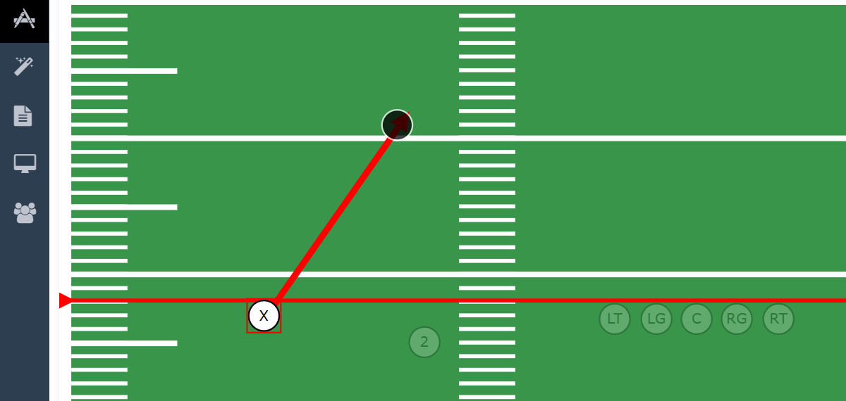 Drawing Routes - Straight Route Example