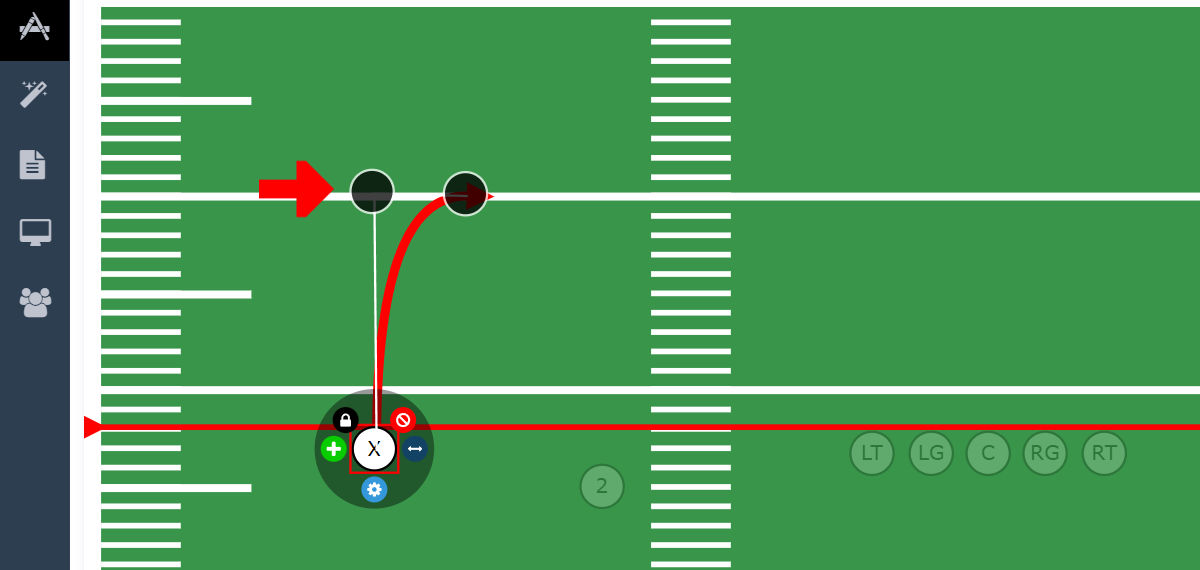 Drawing Routes - Curved Route Controls